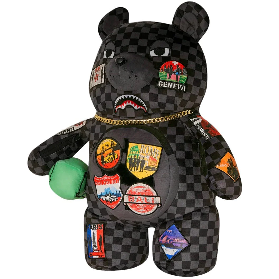 Sprayground Global Mogul Unlimited Miles Moneybear Teddybear Backpack - Image 3