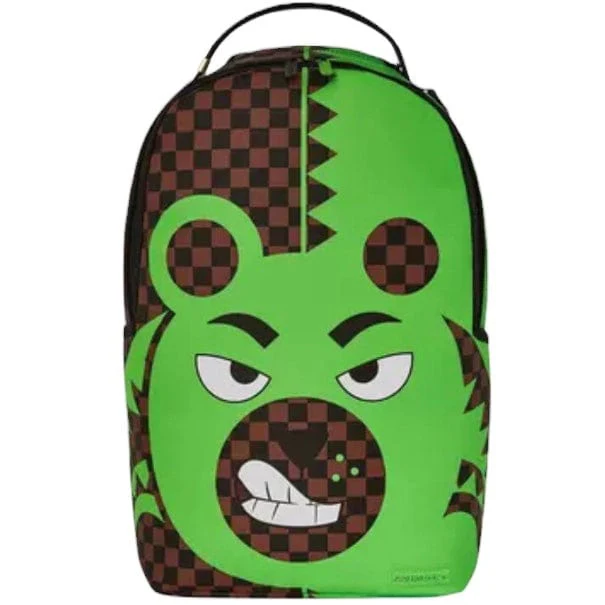 Sprayground Green Money Bear DLXSV Backpack - Image 2