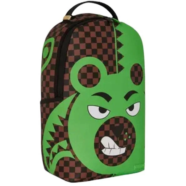 Sprayground Green Money Bear DLXSV Backpack - Image 3