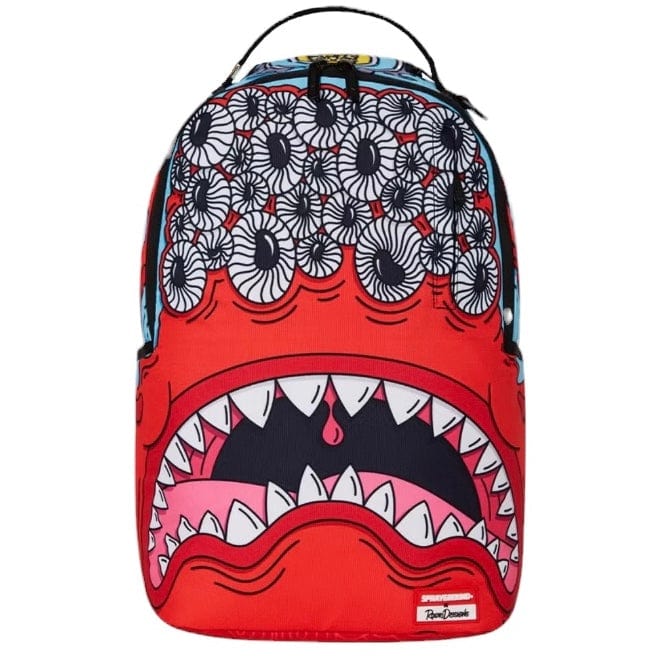Sprayground Jorge Rodrigue Eyez Red Monster Backpack - Image 2