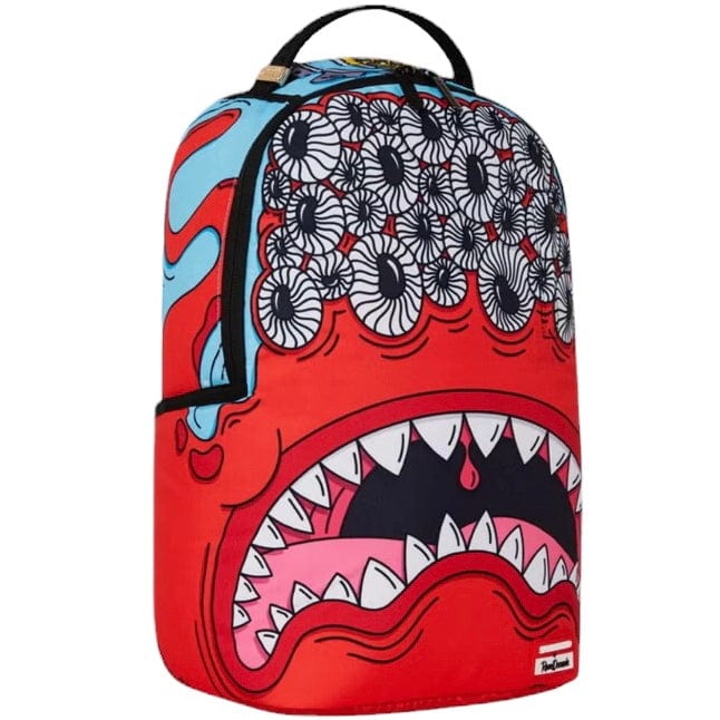 Sprayground Jorge Rodrigue Eyez Red Monster Backpack - Image 3