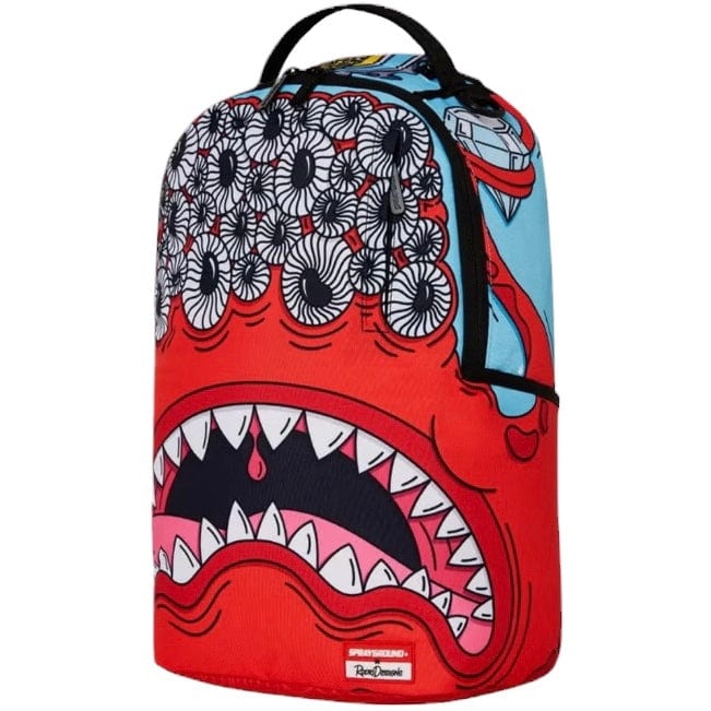 Sprayground Jorge Rodrigue Eyez Red Monster Backpack - Image 4