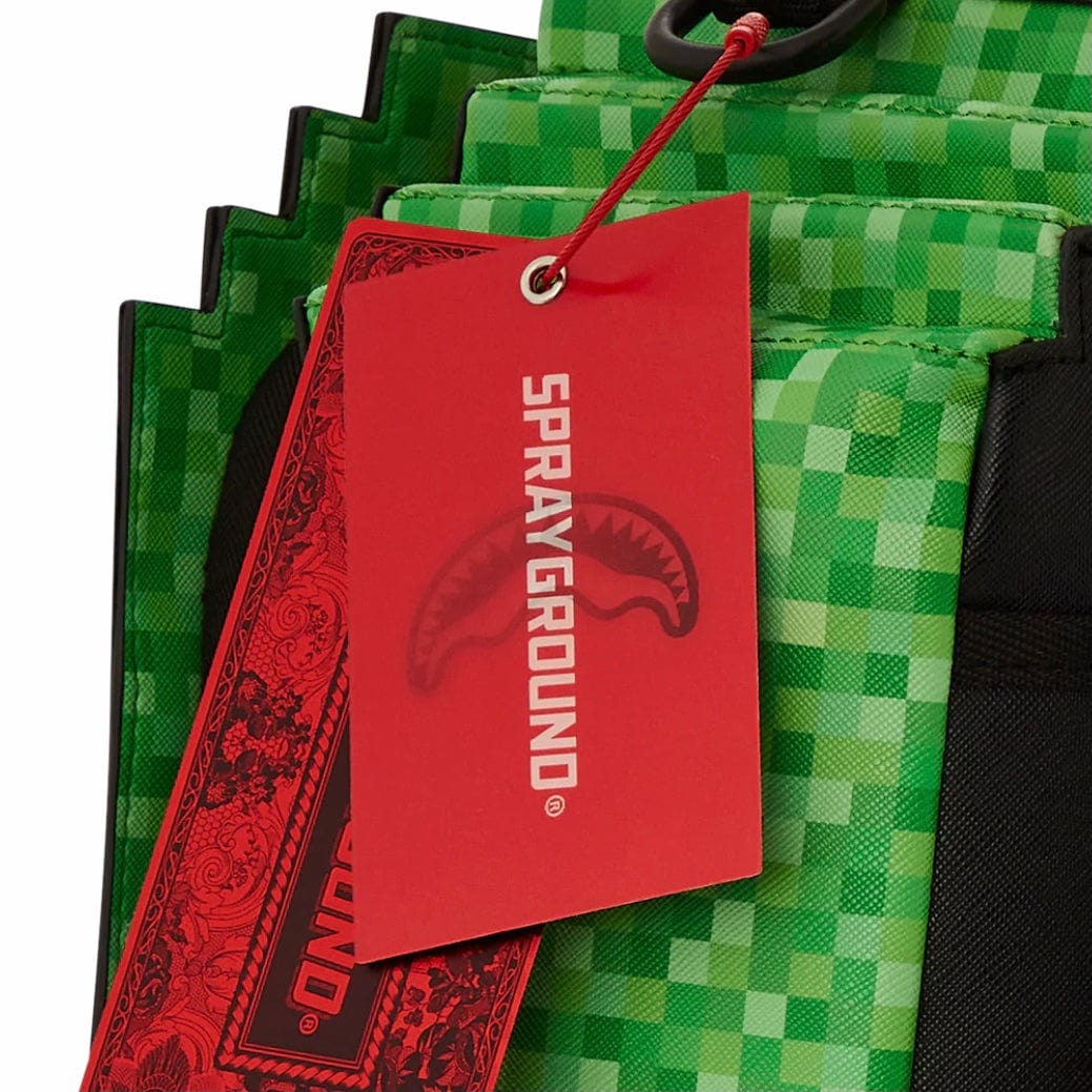 Sprayground Minecraft Creeper Shark Backpack - Image 10