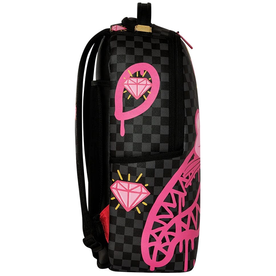 Sprayground Pink Panther Diamond Shark Backpack - Image 3