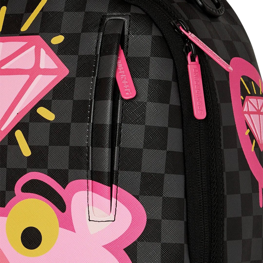 Sprayground Pink Panther Diamond Shark Backpack - Image 6