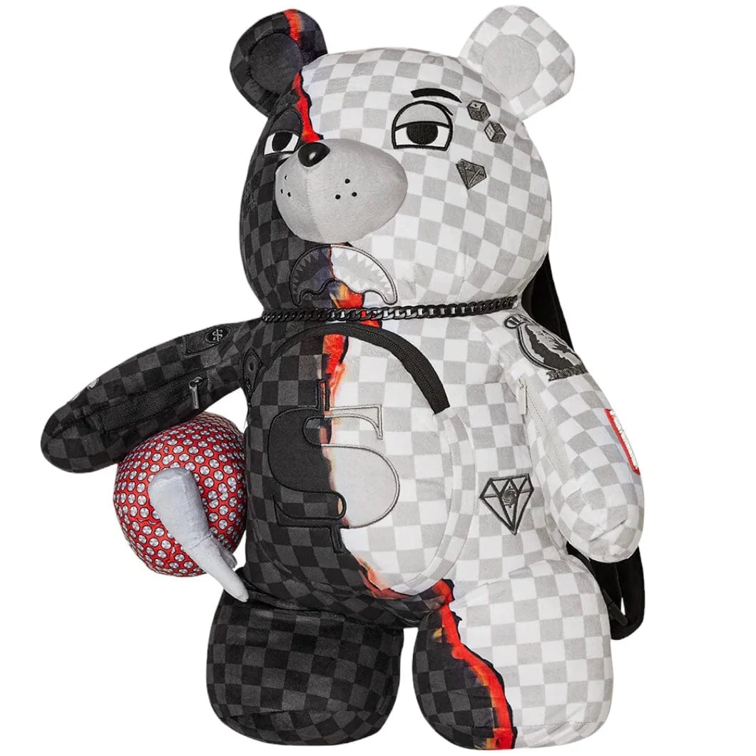 Sprayground Ring Of Fire Moneybear Teddybear Backpack - Image 3