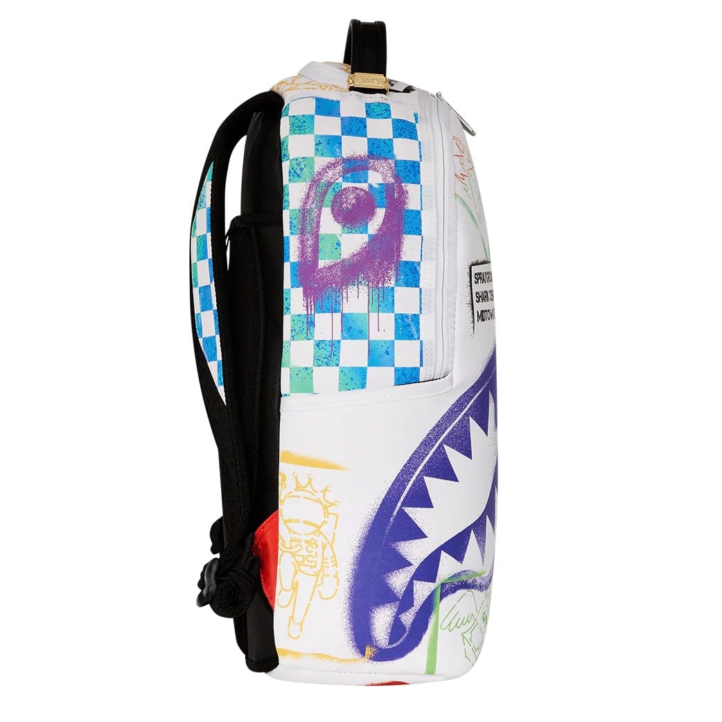Sprayground Shark Central Cut Out For Greatness DLXSV Backpack - Image 2