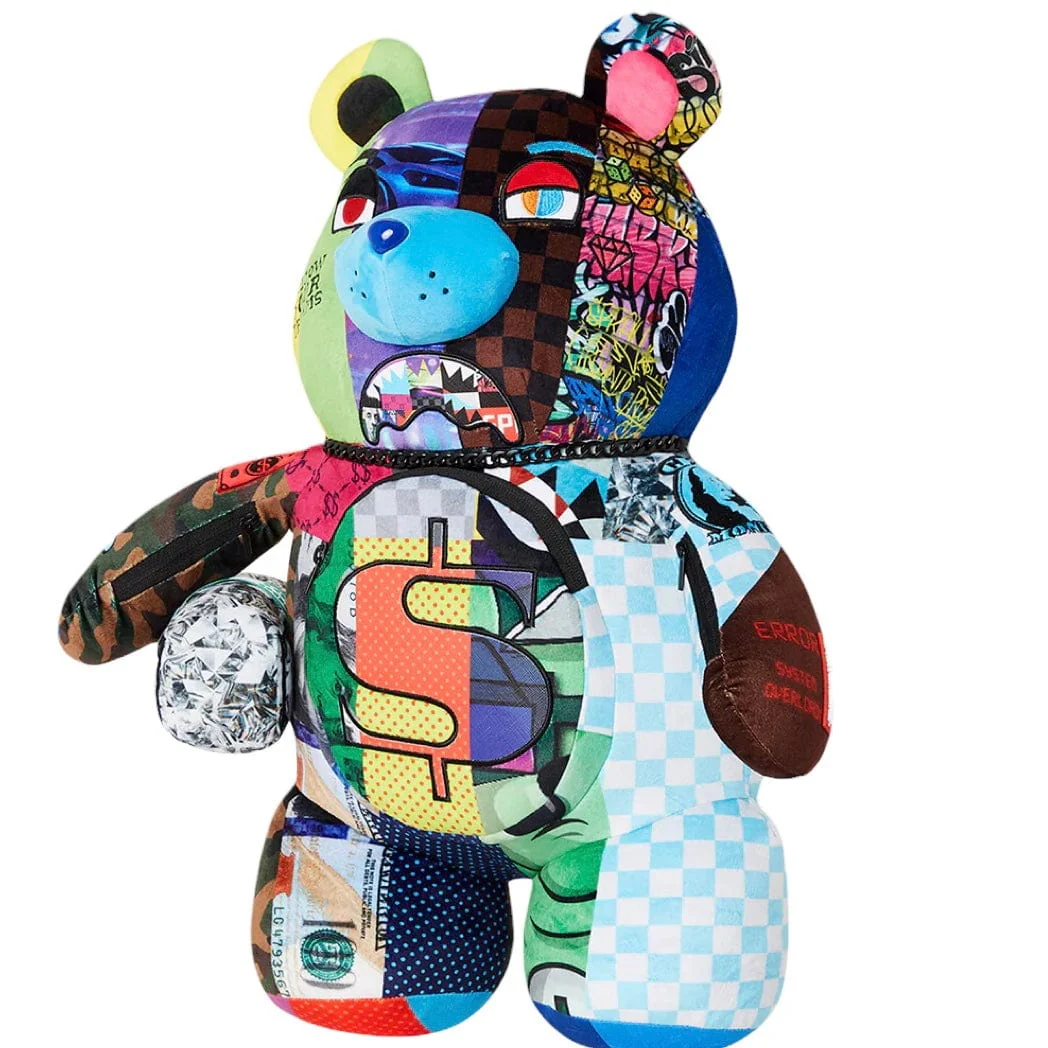 Sprayground Shark Masterpieces Moneybear Teddybear Backpack - Image 3