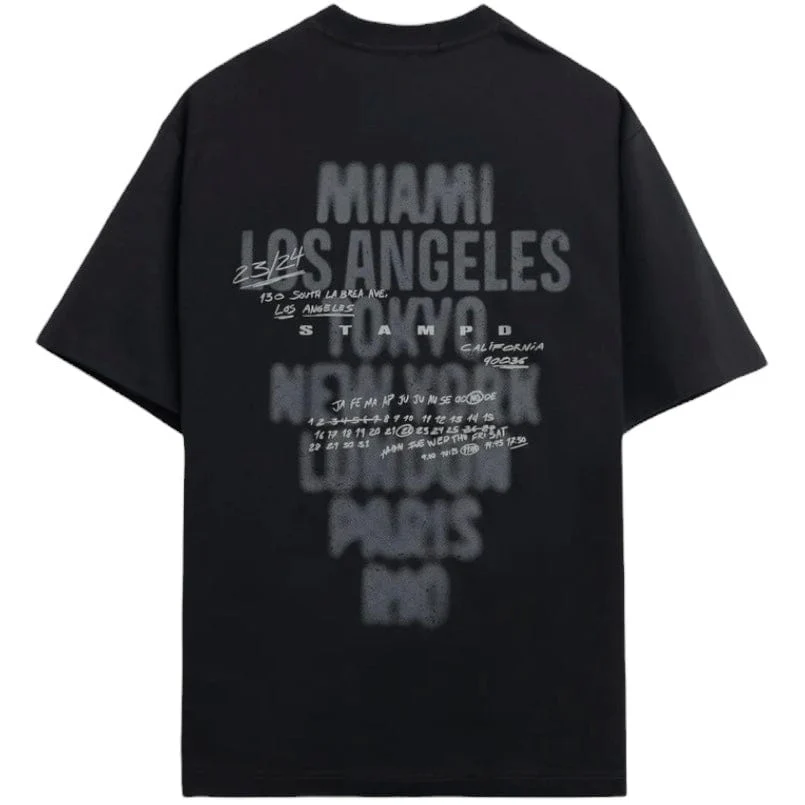 StampD Locations Relaxed Tee (Black) - Image 2