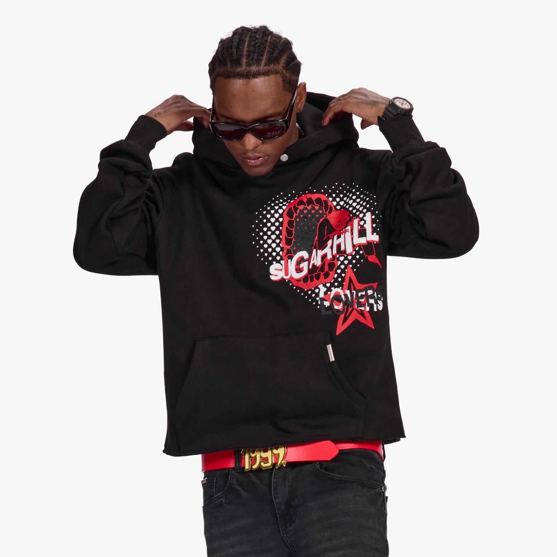 "Star Crossed" Hoodie (black) - Image 2