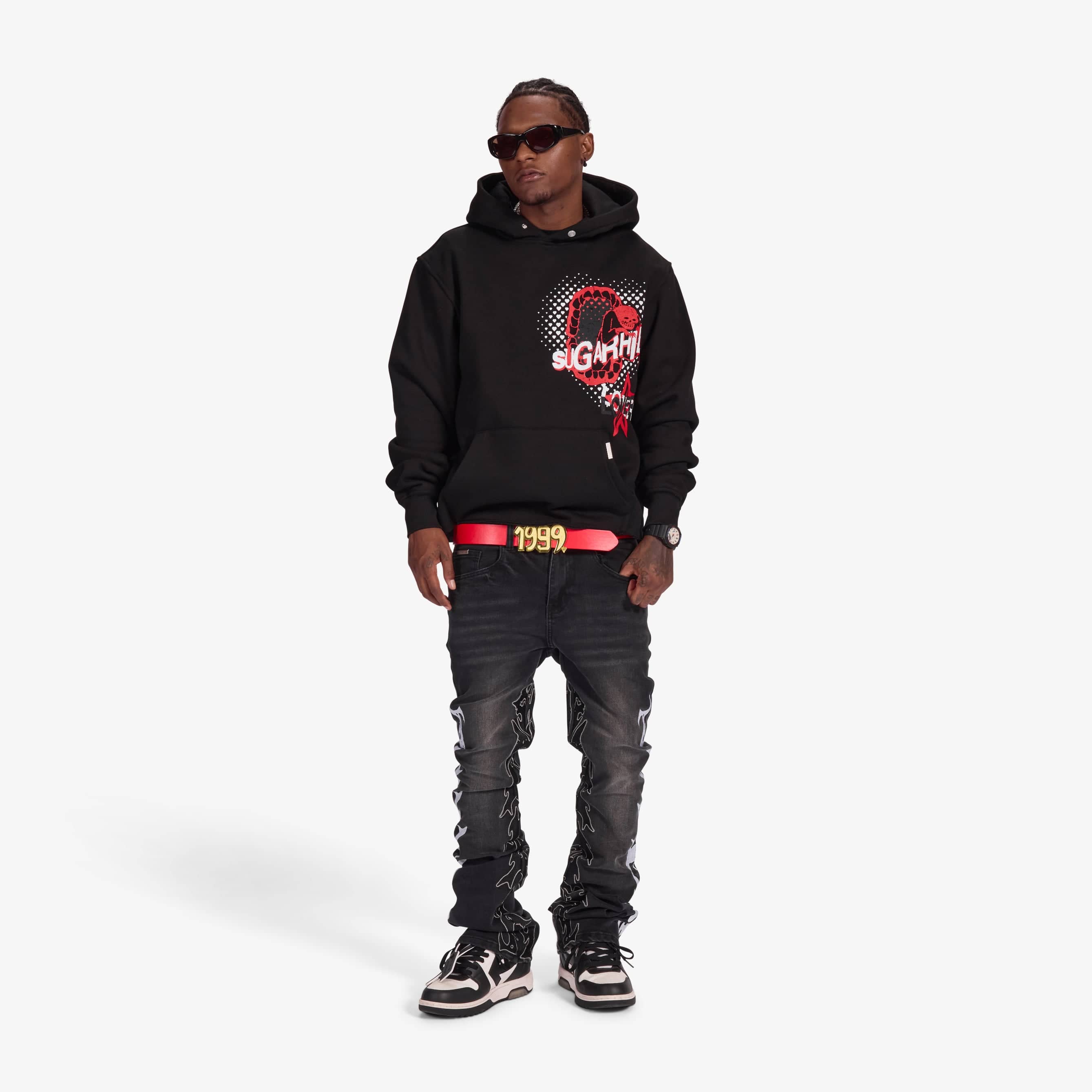 "Star Crossed" Hoodie (black) - Image 3