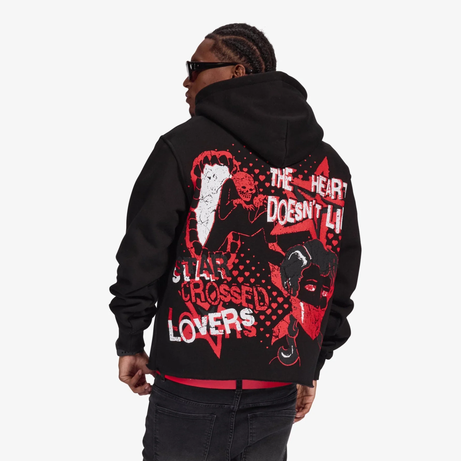 "Star Crossed" Hoodie (black) - Image 5