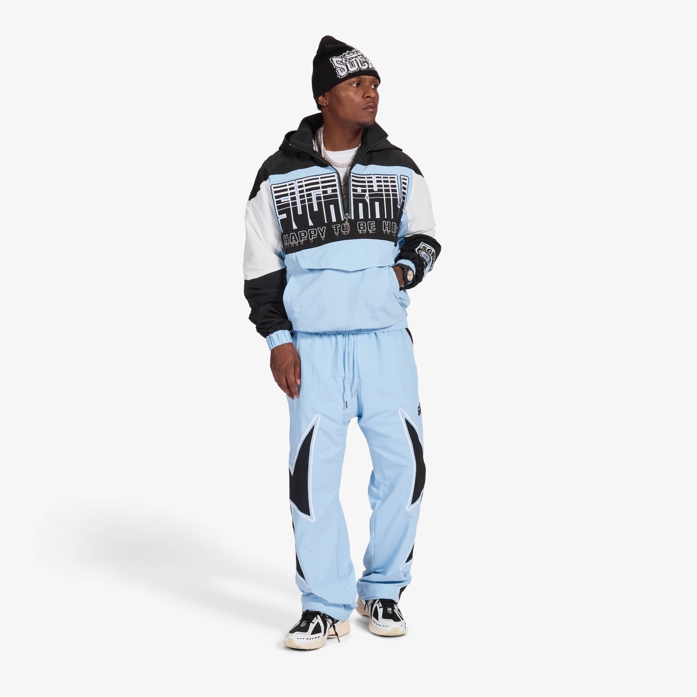 "Storm" Starter Jacket (baby blue/black) - Image 10