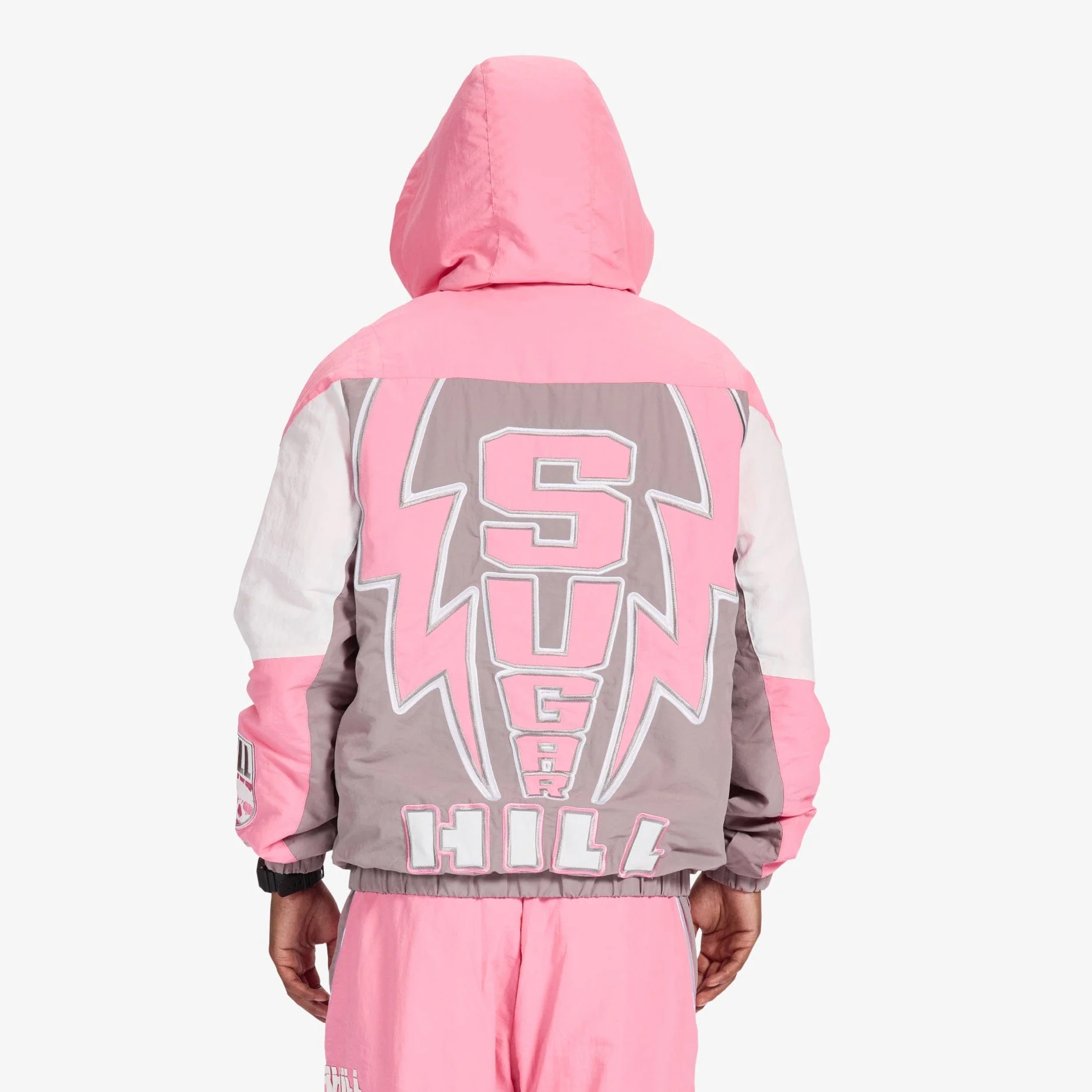 "Storm" Starter Jacket (pink/gray) - Image 2