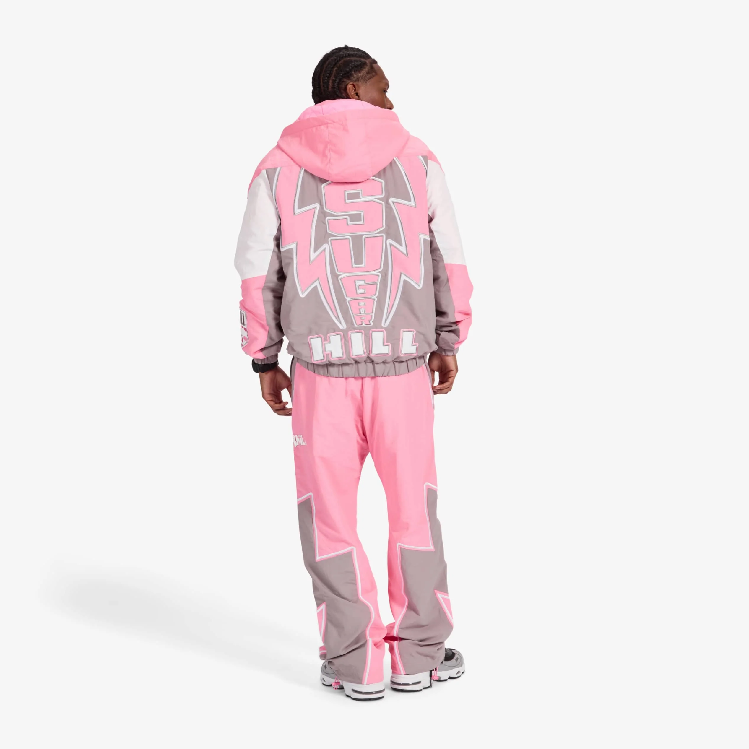 "Storm" Starter Jacket (pink/gray) - Image 6