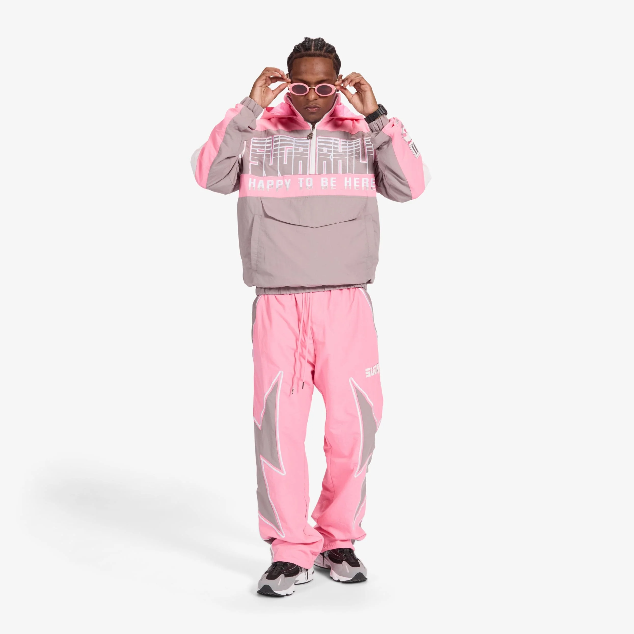 "Storm" Starter Jacket (pink/gray) - Image 7