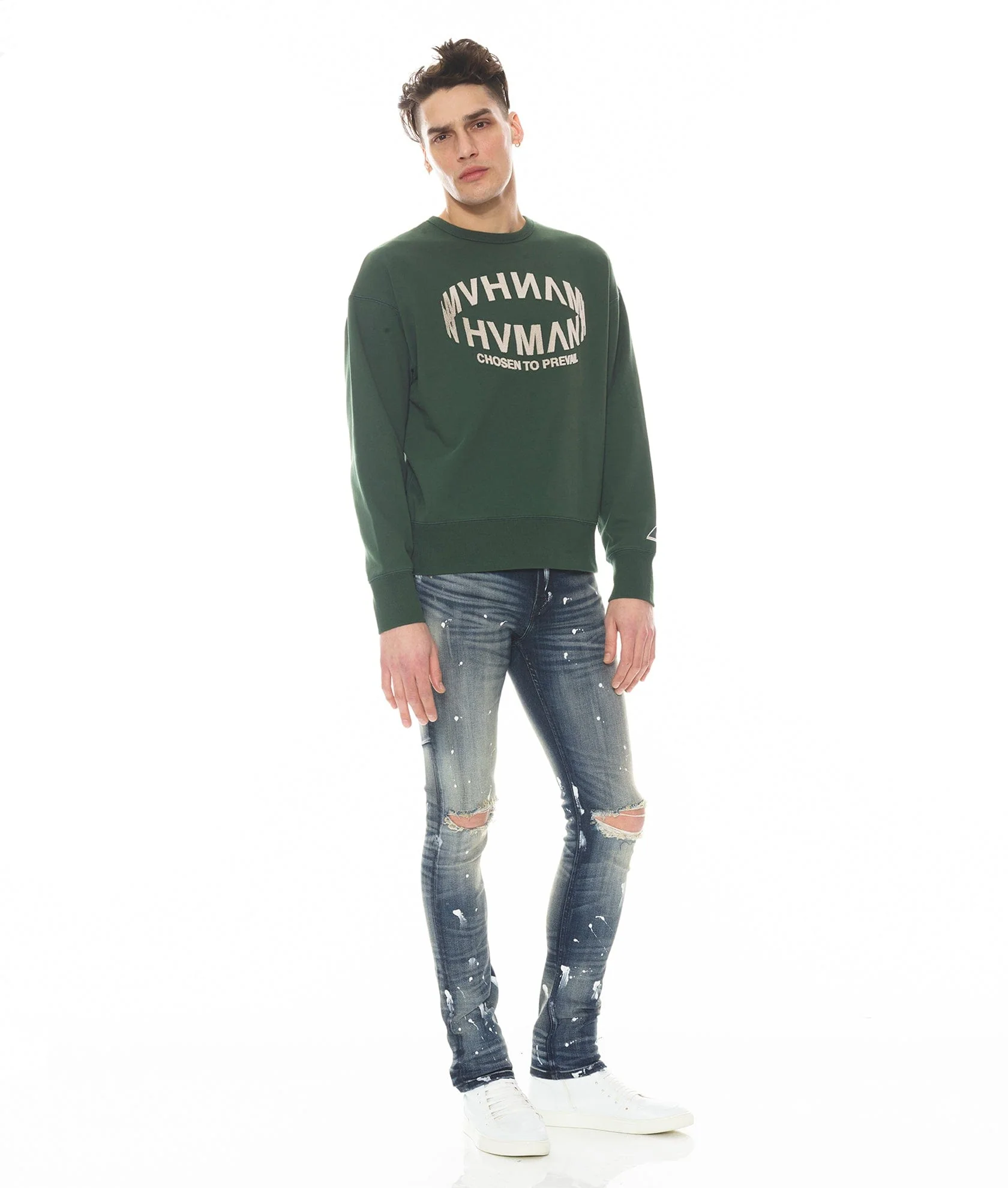 STRAT SUPER SKINNY FIT JEAN IN GUAC - Image 5