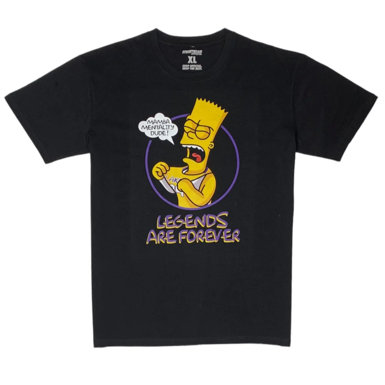 Streetwear Official Legends Are Forever T-Shirt (Black) SW563