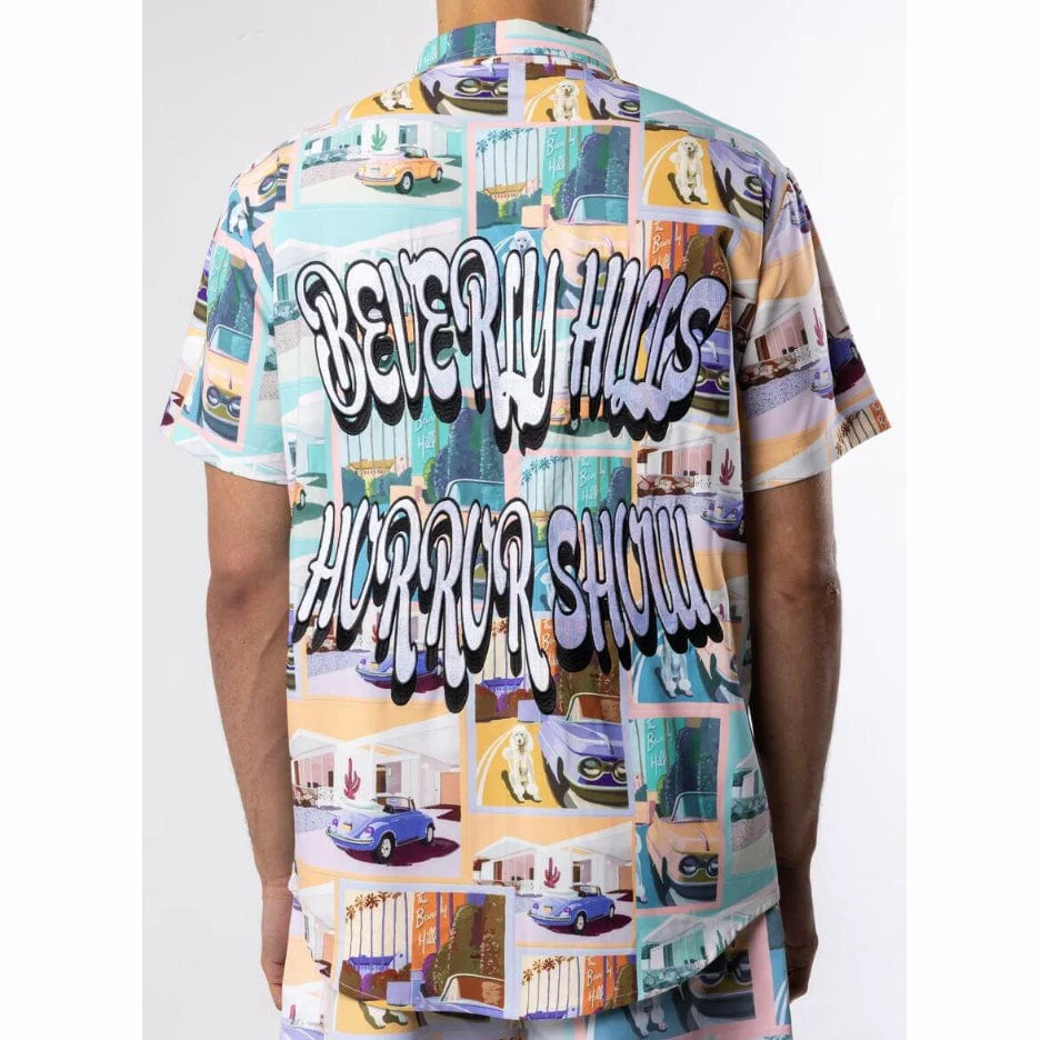 Sugar Hill Beverly Hills Button-Up Shirt (Orange/Mint) SH22-SUM2-16 - Image 4