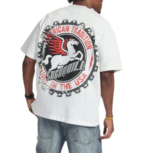 Sugar Hill Cleanup T Shirt (White) SH25-SPR2-18 - Image 4