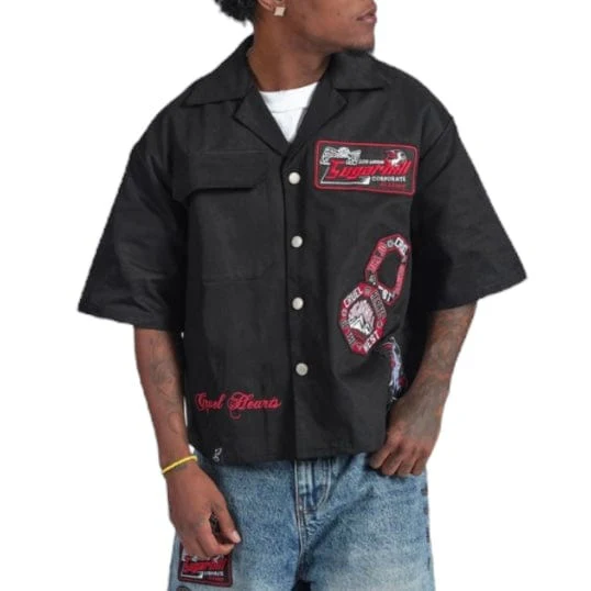 Sugar Hill Cruel Box-Fit Work Shirt (Black) SH25-SPR2-77 - Image 3