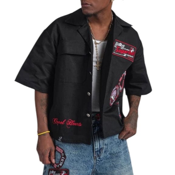 Sugar Hill Cruel Box-Fit Work Shirt (Black) SH25-SPR2-77 - Image 4