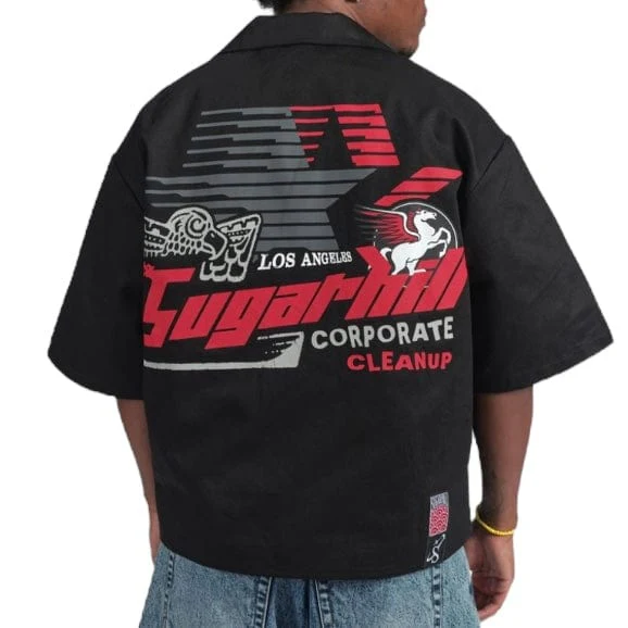 Sugar Hill Cruel Box-Fit Work Shirt (Black) SH25-SPR2-77 - Image 5