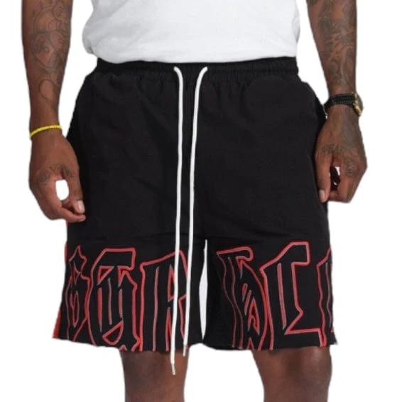 Sugar Hill Magnolia Snap Shorts (Red/Black) SH25-SPR2-46 - Image 2