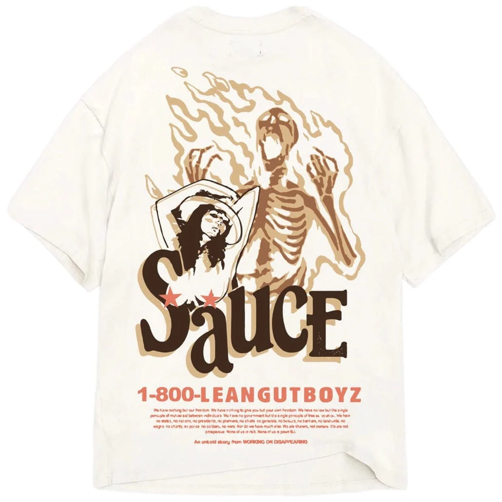 Sugar Hill "Sauce" T Shirt (White) SH24-SUM1-06 - Image 2