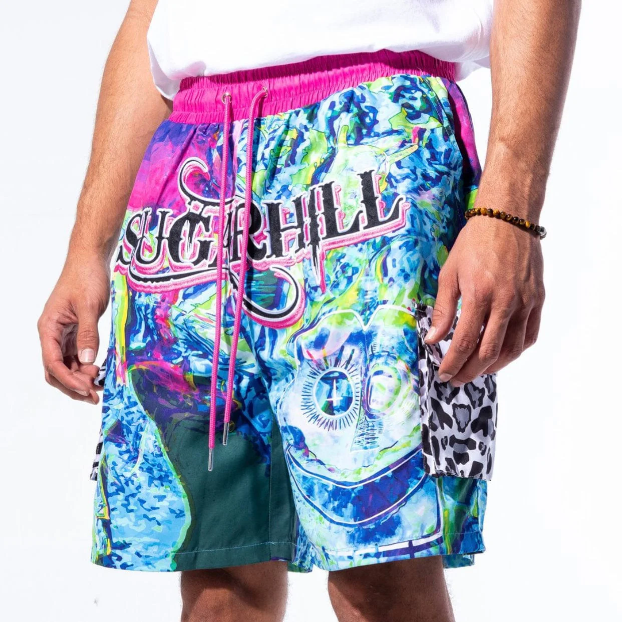 Sugar Hill Woogie Cabana Shorts (Blue) SH-SUM221-05 - Image 3
