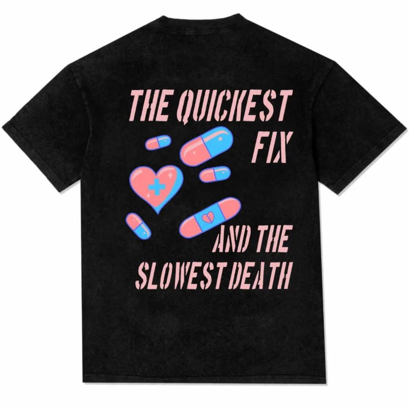 Sugar Hills Hard Pills T Shirt (Black) SH23-SPR2-47 - Image 2