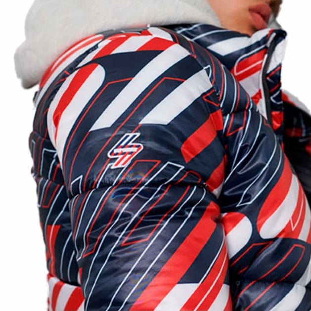 Superdry Sportstyle Puffer Jacket (Navy Aop) - Image 2
