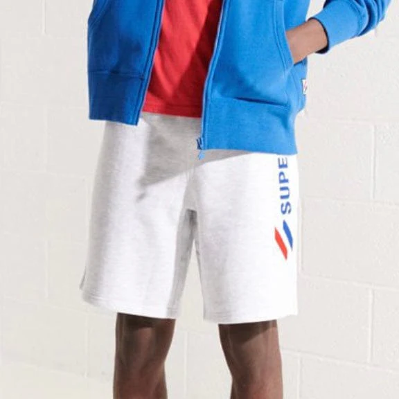 Superdry Sportstyle Applique Shorts (Ice Marl) M7110248A