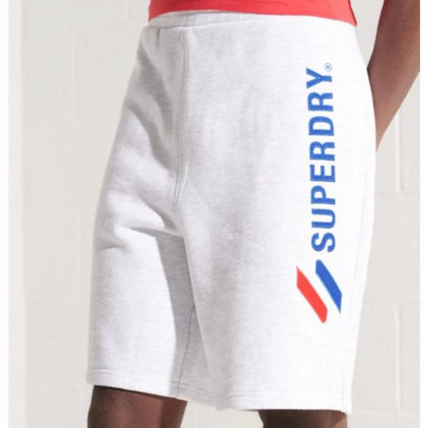 Superdry Sportstyle Applique Shorts (Ice Marl) M7110248A - Image 2