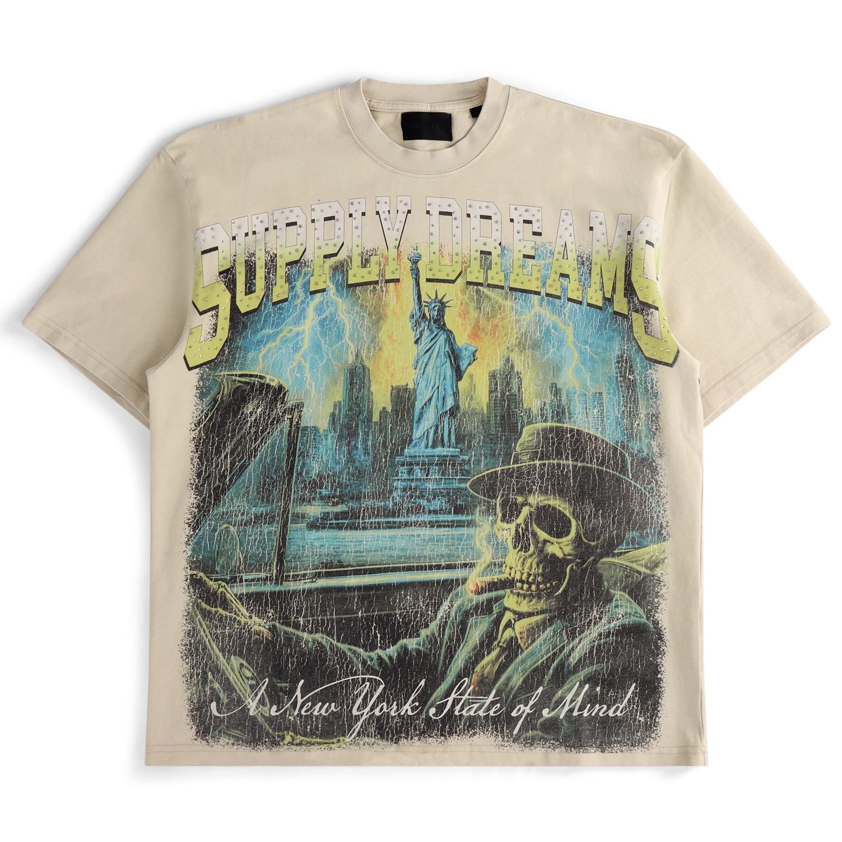 Supply Studios State Of Mind Tee (Bone) SPT26-11