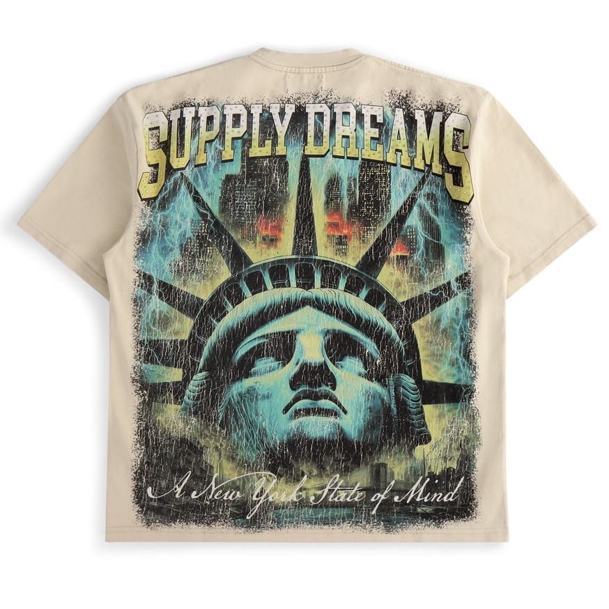 Supply Studios State Of Mind Tee (Bone) SPT26-11 - Image 2