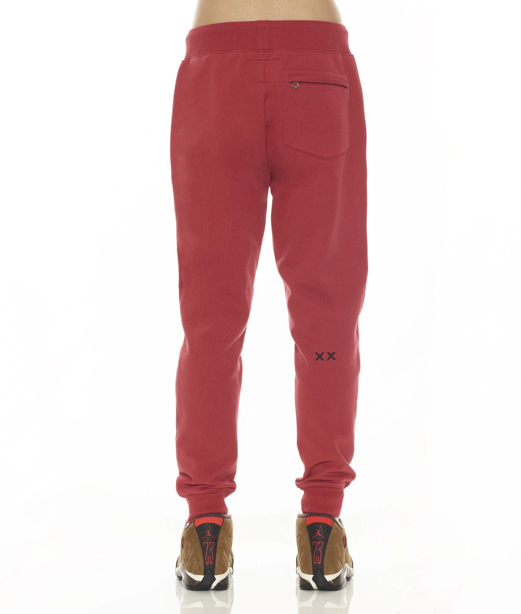SWEATPANT IN GARNET - Image 2
