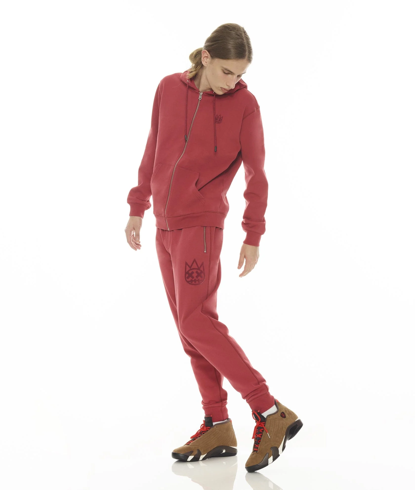 SWEATPANT IN GARNET - Image 4
