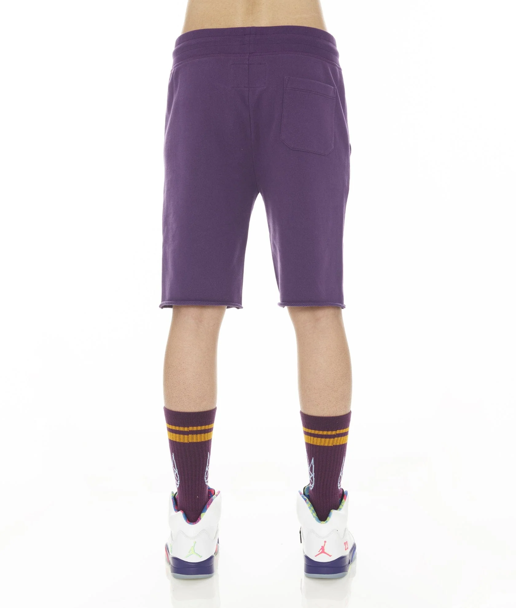 SWEATSHORT IN ACAI - Image 2