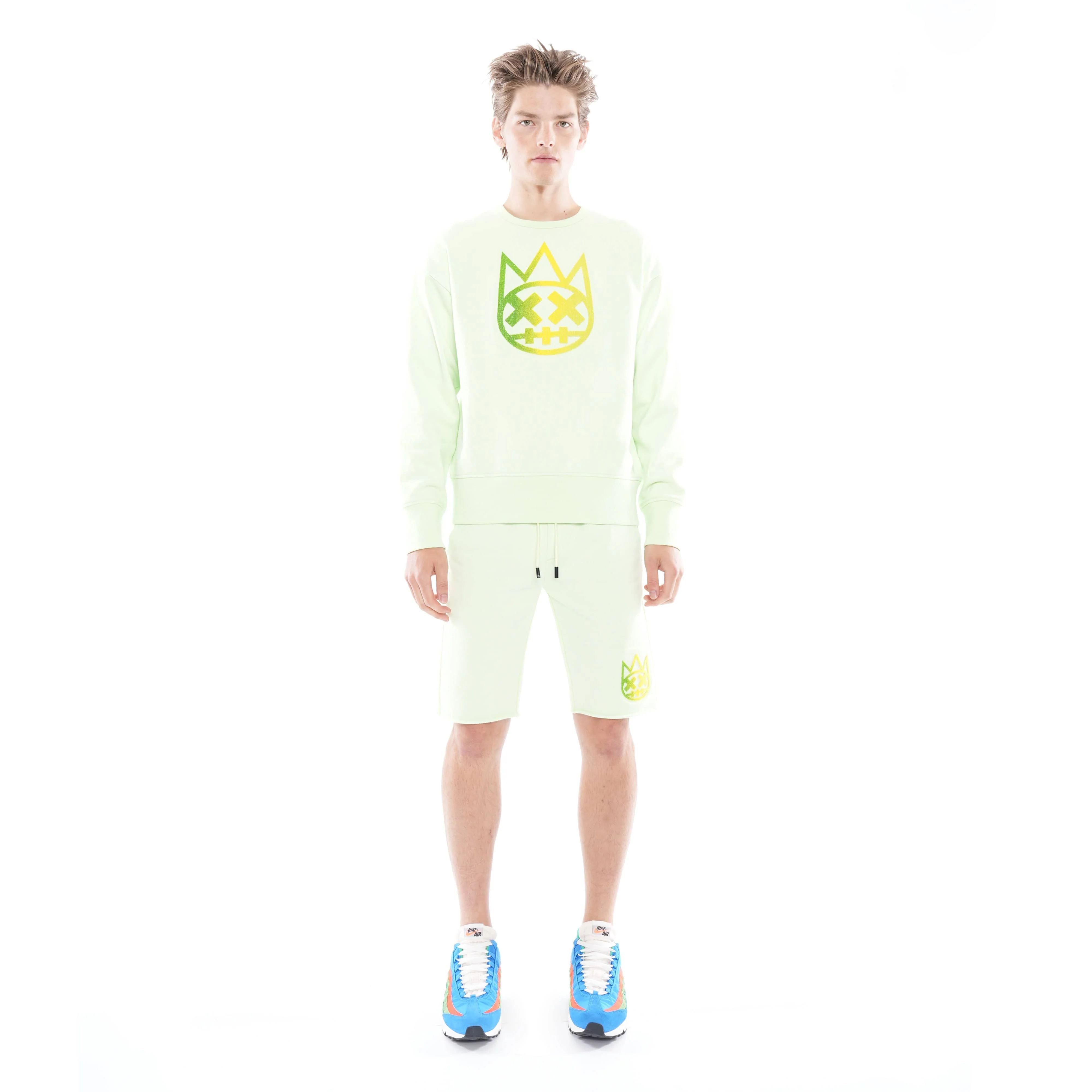 SWEATSHORT IN PATINA GREEN - Image 4