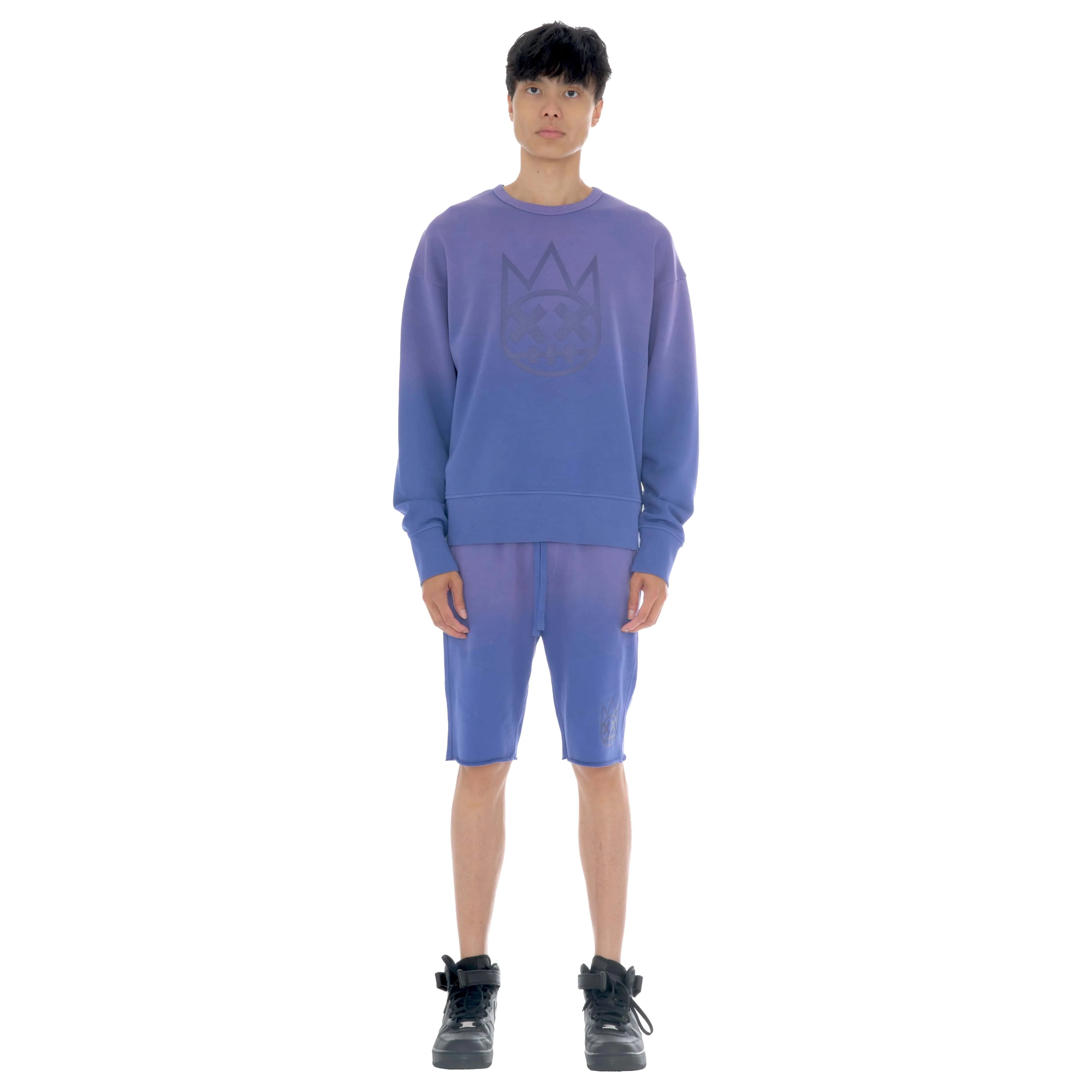 SWEATSHORTS IN VINTAGE PURPLE - Image 4