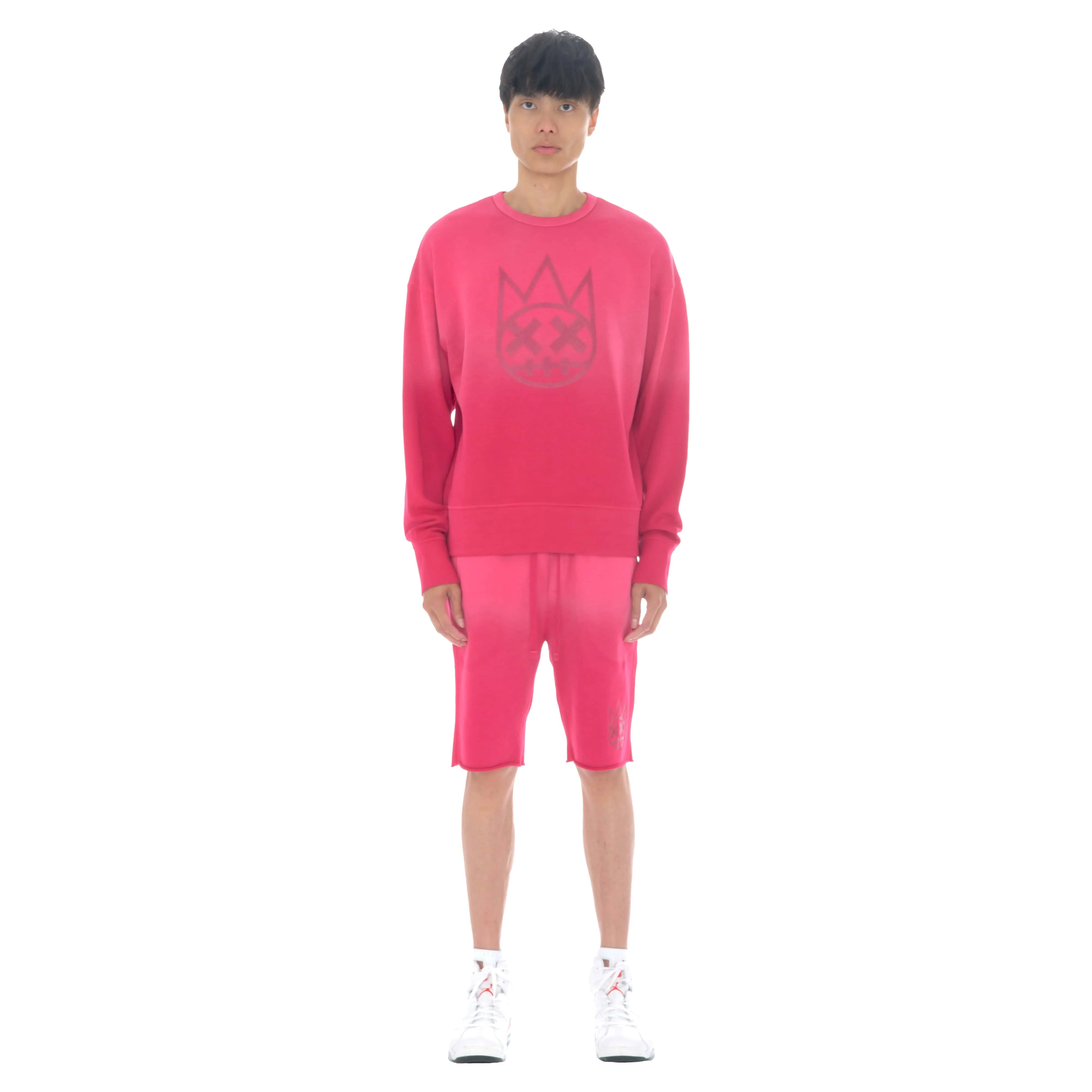 SWEATSHORTS IN VINTAGE RED - Image 4