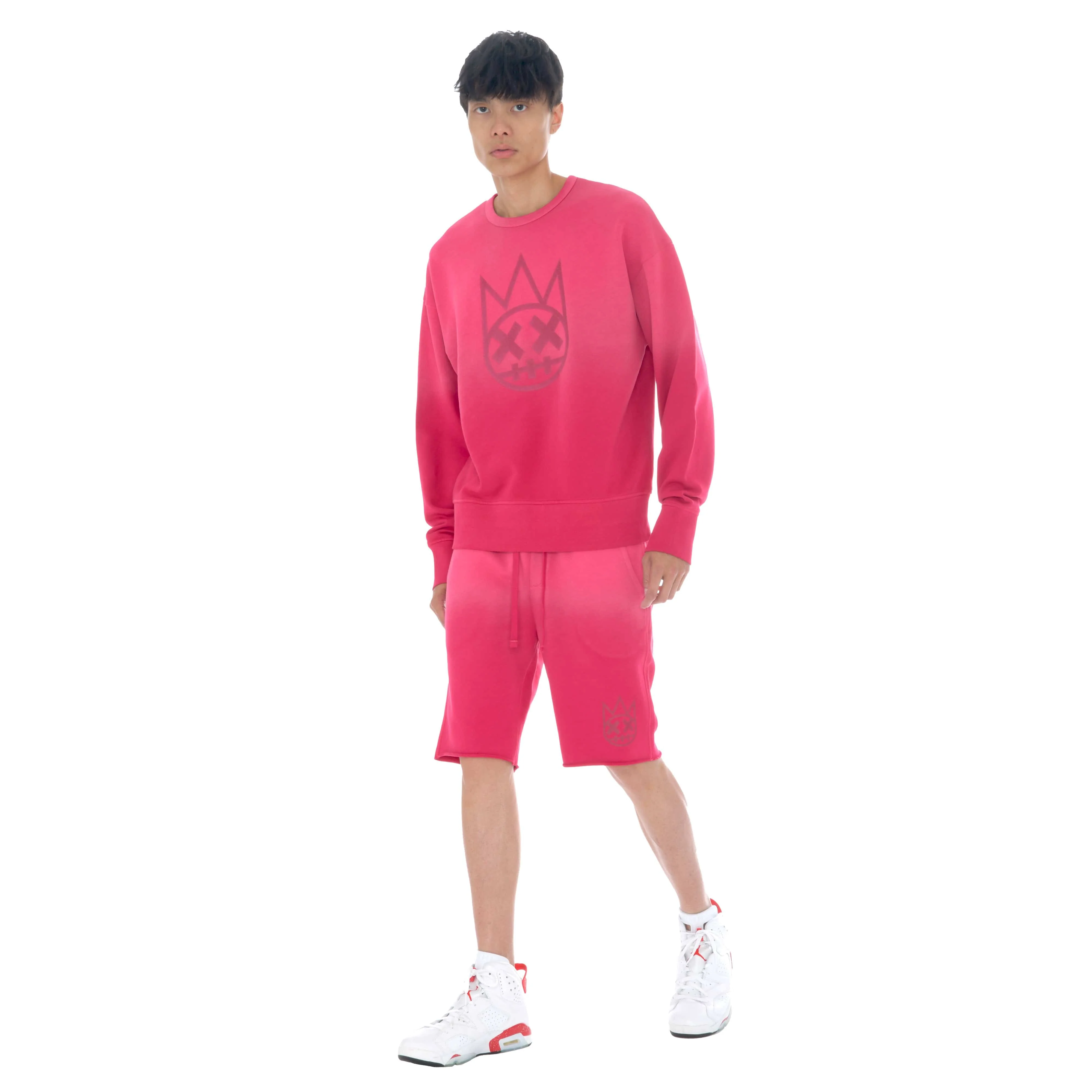 SWEATSHORTS IN VINTAGE RED - Image 5