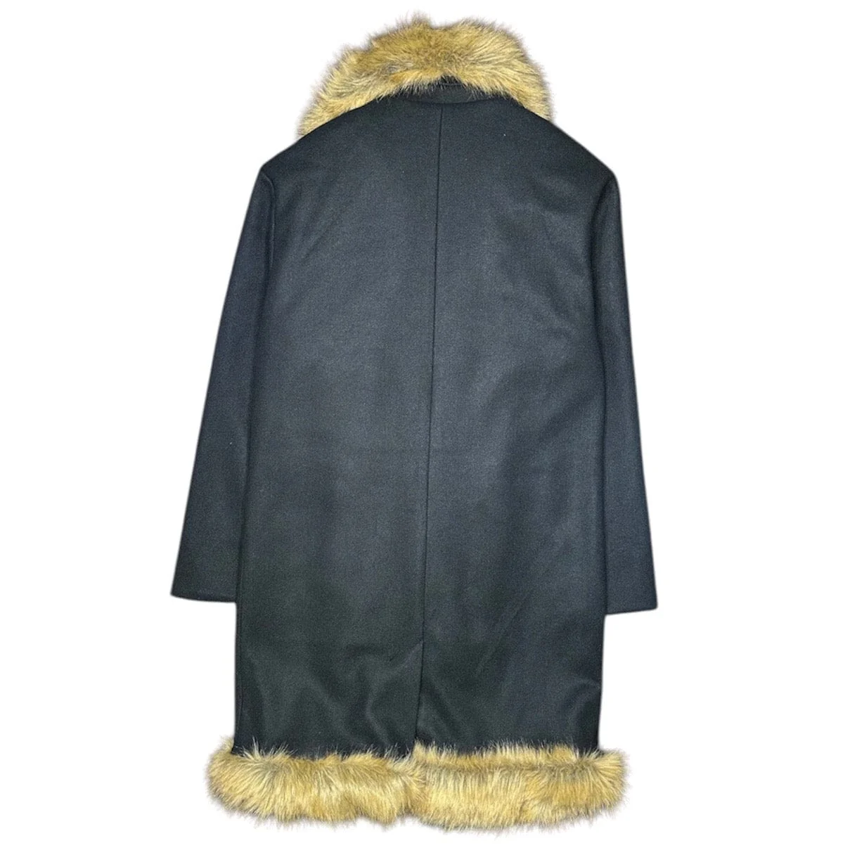 Switch Remarkable Long Fur Coat (Black) SF0827 - Image 2