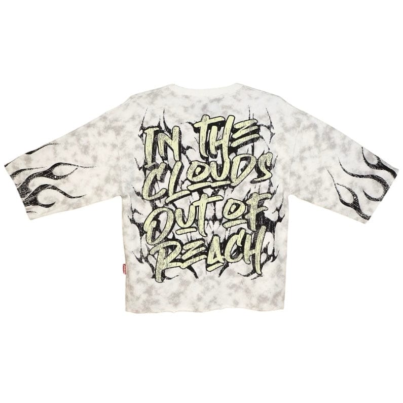 Taker Euphoria Cropped Tee (White) - Image 5