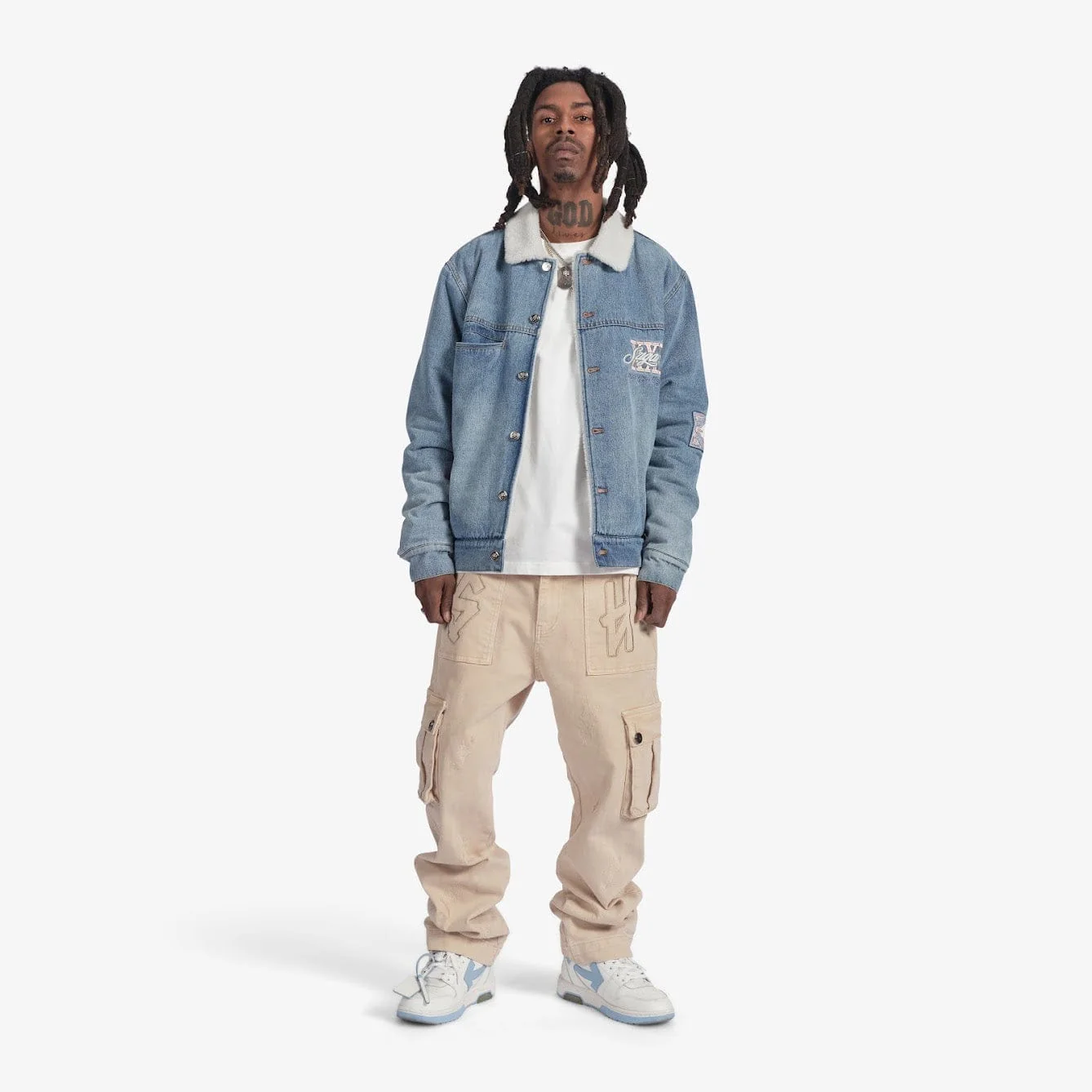 "The Heart" Denim Jacket (washed blue) - Image 5