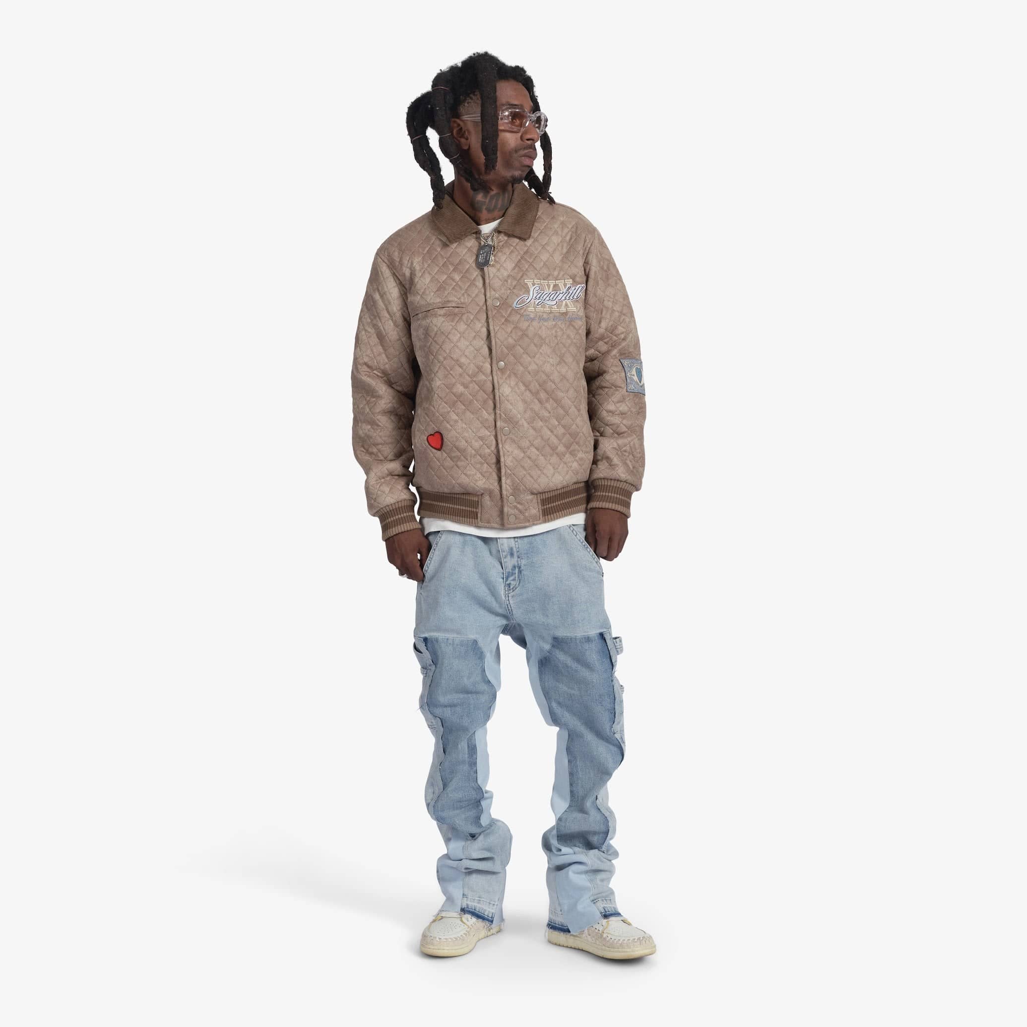 "The Heart" Quilted Jacket (beige) - Image 8