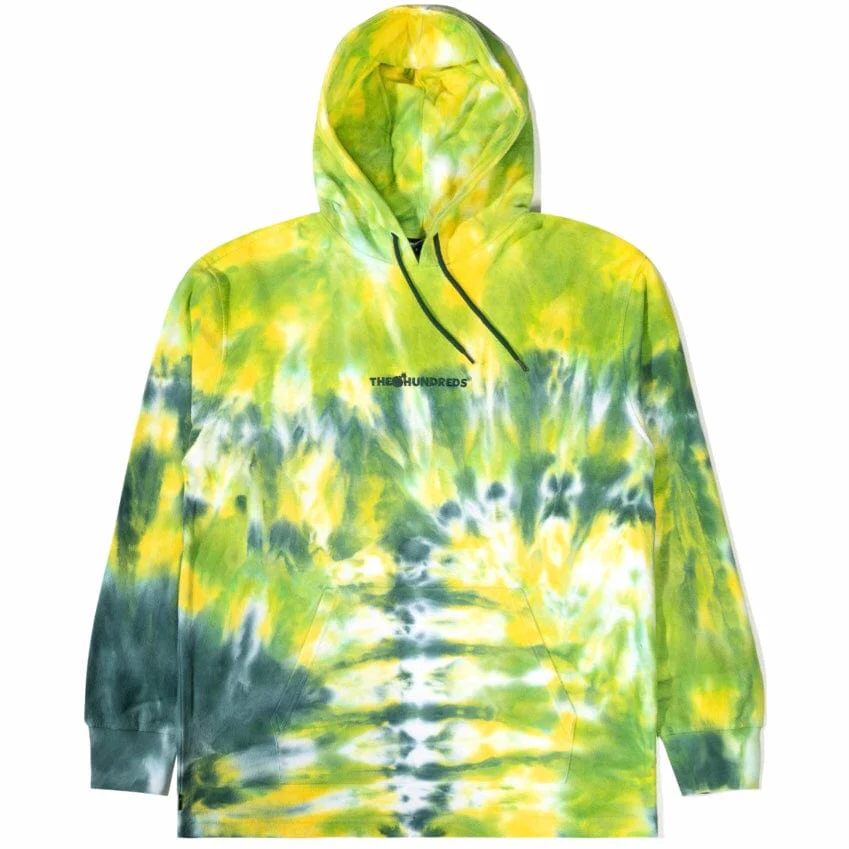 The Hundreds Canals Hooded Ls T Shirt (Forest Green) T22P109005