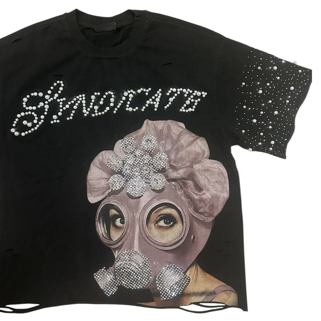 The Syndicate Ivory Tee (Black) SYNT-41 - Image 2