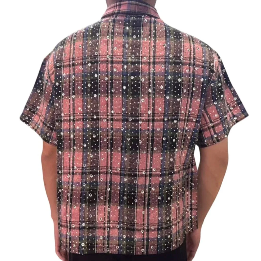 The Syndicate Milano Short Sleeve Flannel (Red) - Image 2